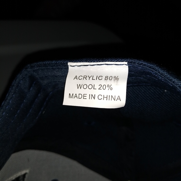 New England Patriots dark navy blue hat adjustable new without tags - Picture 3 of 3